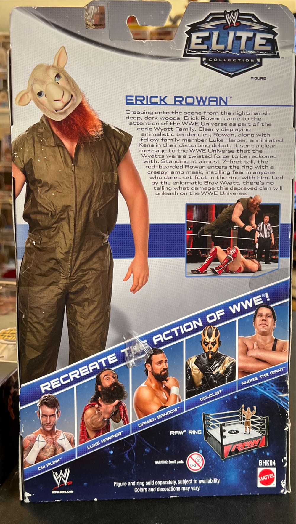 Erick Rowan - Mattel Wwe (WWE) action figure collectible - Main Image 2