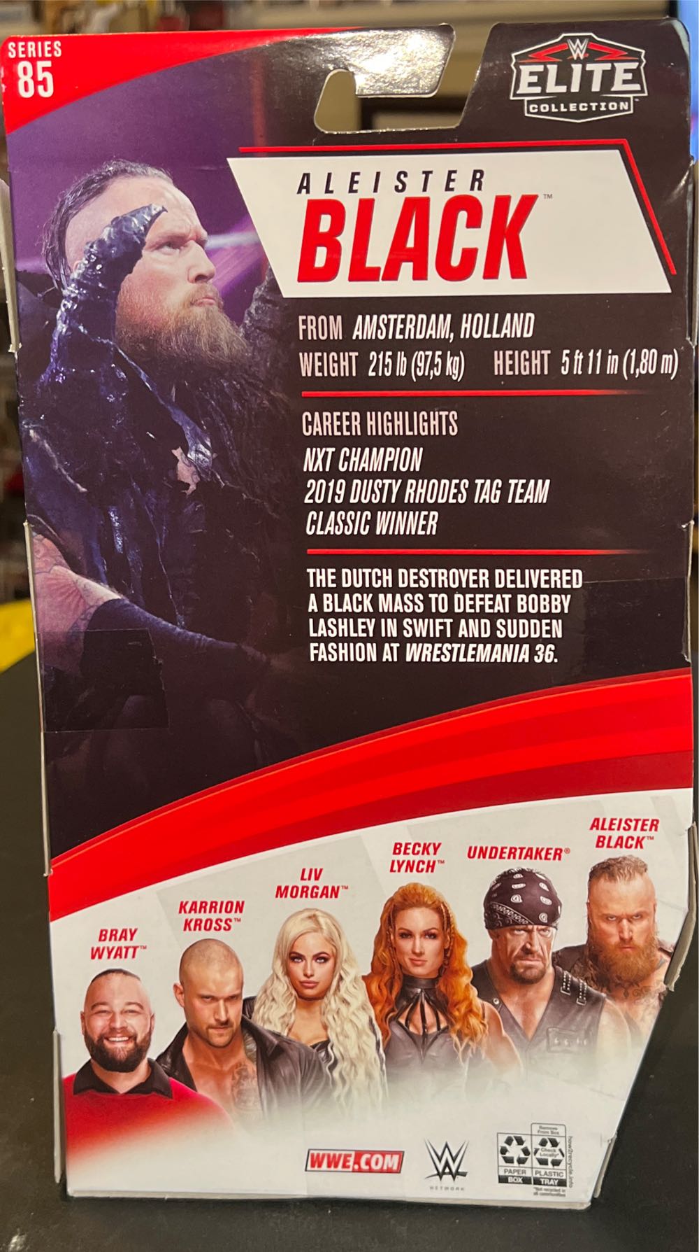 Aleister Black - Mattel Wwe (WWE) action figure collectible - Main Image 2