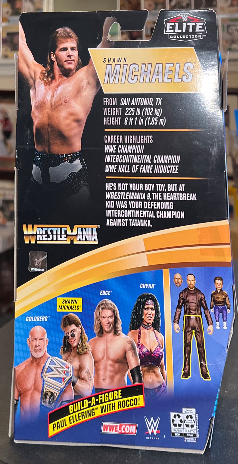 Wrestlemania 37 Exclusive - Mattel (Shawn Michaels) action figure collectible - Main Image 2