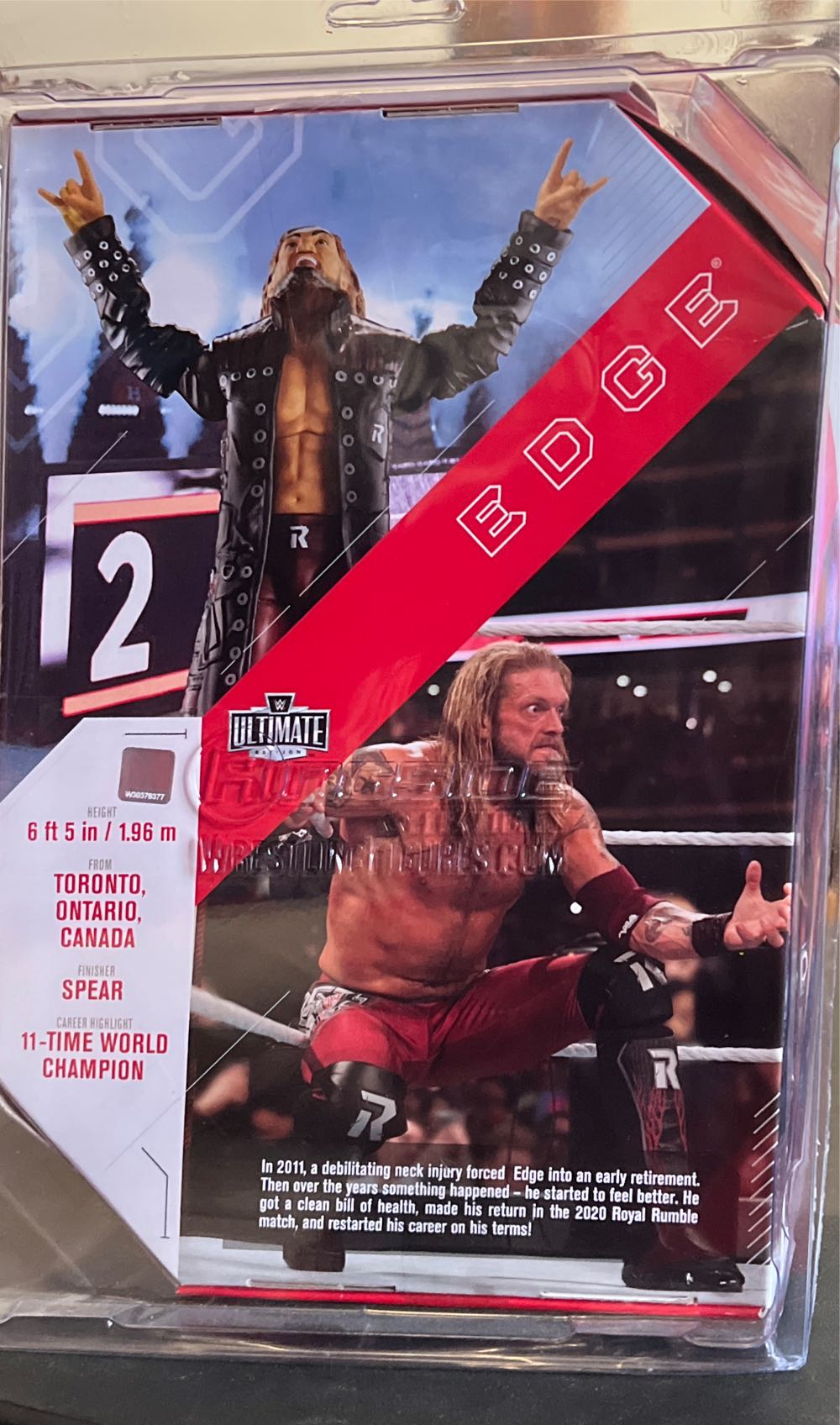 Edge - Mattel Wwe (WWE) action figure collectible - Main Image 2