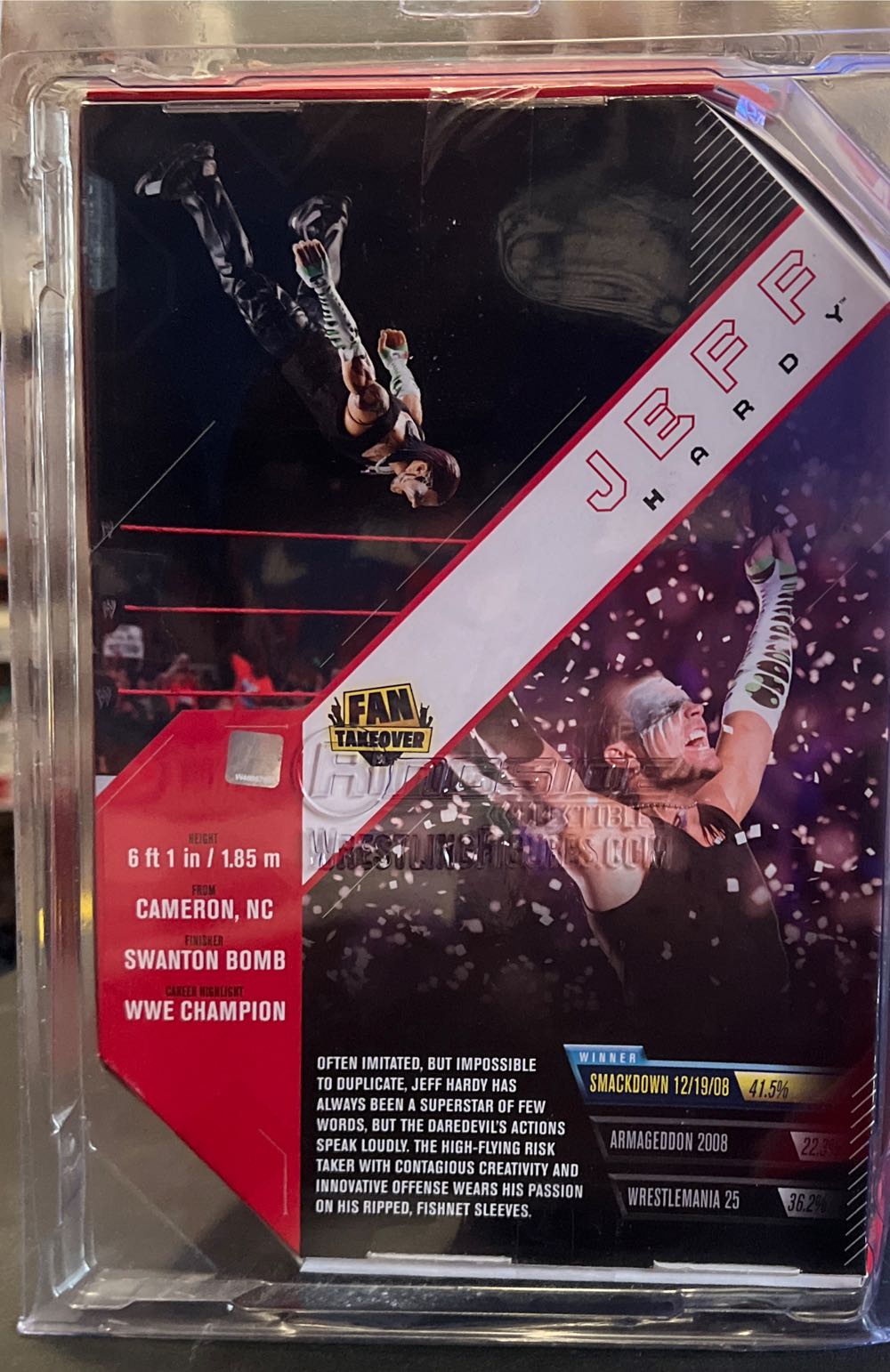 Jeff Hardy - Mattel Wwe (WWE) action figure collectible - Main Image 2