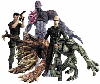 Resident Evil - Code:Vironica - Wesker & Hunter - Palisades Toys (Action Figures Series 3) action figure collectible - Main Image 2