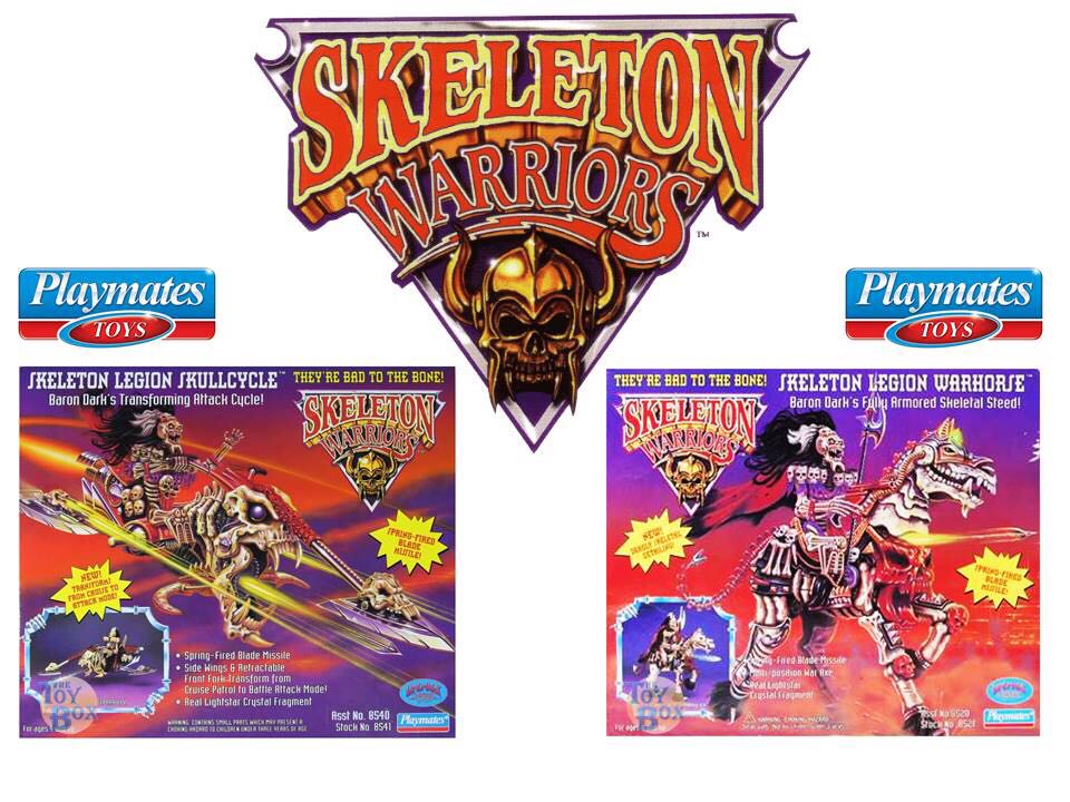 Skeleton Warriors: Skeleton Legion Skullcycle - Baron Dark’s Transforming Attack Cycle! - Playmates (Collectible Transforming Vehicle) action figure collectible - Main Image 2