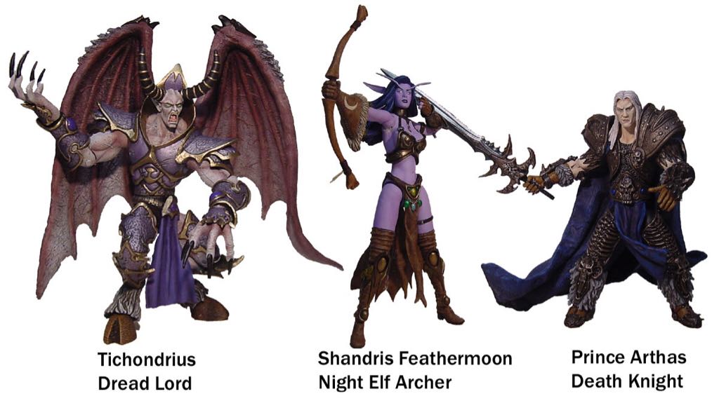 WARCRAFT (Series 1): Tichondrius The Darkener - Dread Lord - Toycom (Licensed BLIZZARD Intertainment Product) action figure collectible - Main Image 2