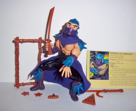 Teenage Mutant Ninja Turtles: Heroes In A Half Shell - Shredder - Playmates Toys (Wacky Weapon Series) action figure collectible - Main Image 1