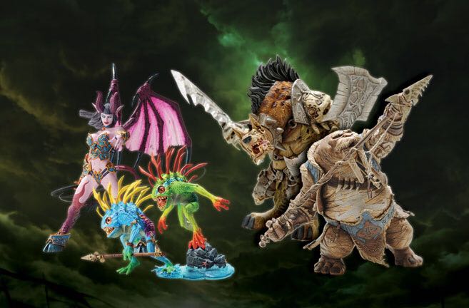 World Of Warcraft (Series 4): Gangris Riverpaw - Gnoll Warlord - Toycom (Licensed BLIZZARD Intertainment Product) action figure collectible - Main Image 2