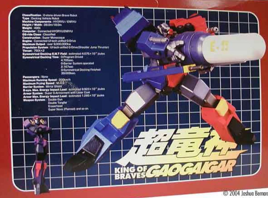 The King Of Brave GaoGaiGar: RM+004 - ChoRyuJin & Volfogg - Kaiyodo (Robot Museum Plus) action figure collectible - Main Image 2