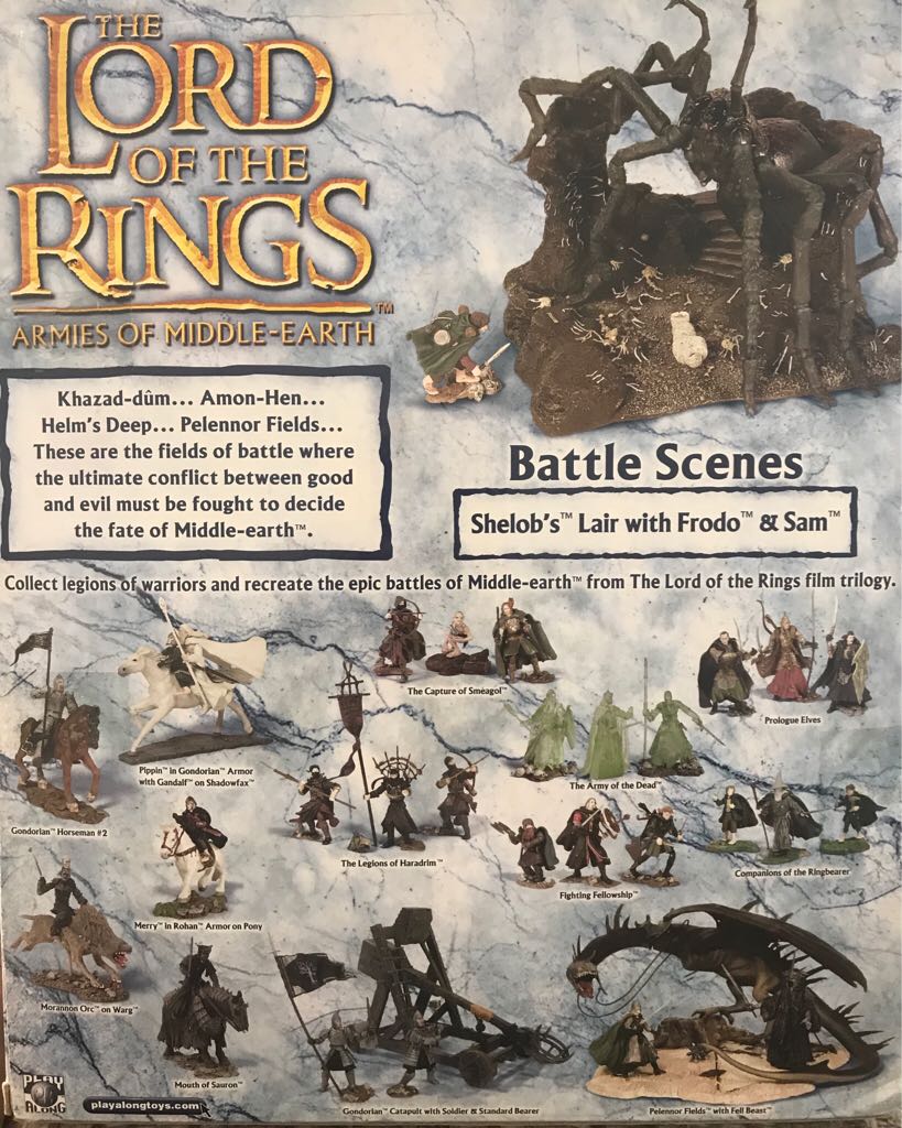 The Lord Of The Rings: Armies Of Middle-Earth - Pelennor Fields With Fell Beast - Play Along Toys (Battle Scenes) action figure collectible - Main Image 2