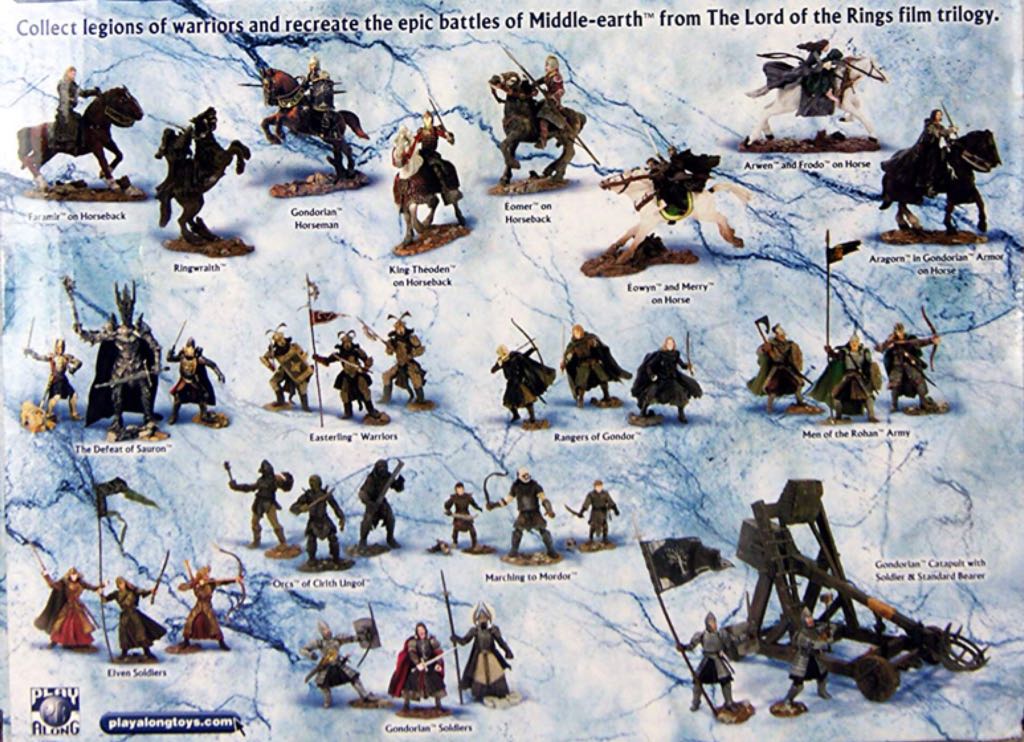 The Lord Of The Rings: Armies Of Middle-Earth - Osgiliath Ruins With Fell Beast - Play Along Toys (Battle Scenes) action figure collectible - Main Image 2