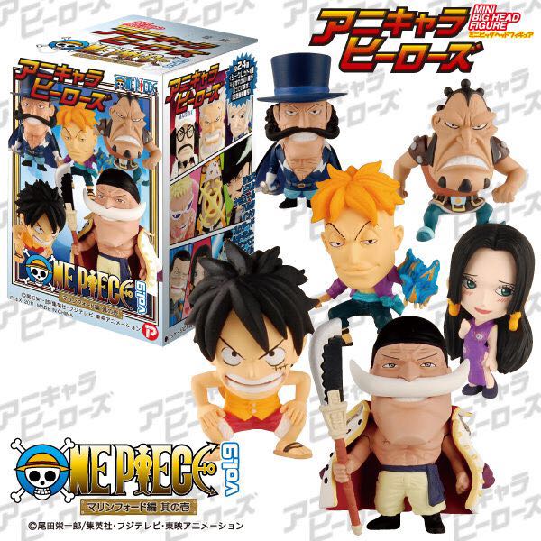 One Piece: Mini Big Head Figure (Vol.9) - Marineford I - Plex (Chara-Heroes) action figure collectible - Main Image 2