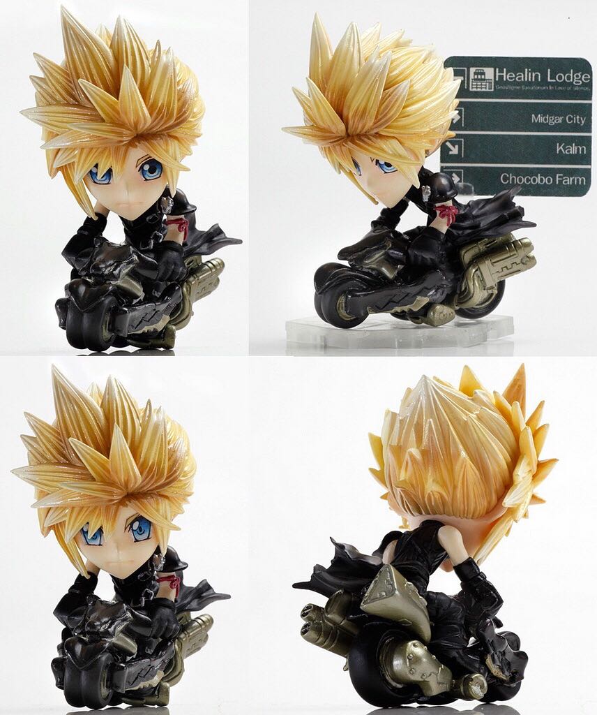 Final Fantasy Mini: Final Fantasy VII Advent Children - Cloud Strife (No.1) - Square Enix Products (Trading Arts Kai) action figure collectible - Main Image 2