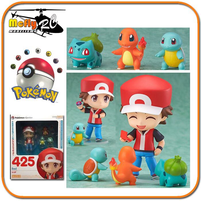 Nendoroid (425): Pokémon Center - Red & Pocket Monsters - Good Smile Company (NENDOROID-Series) action figure collectible - Main Image 2
