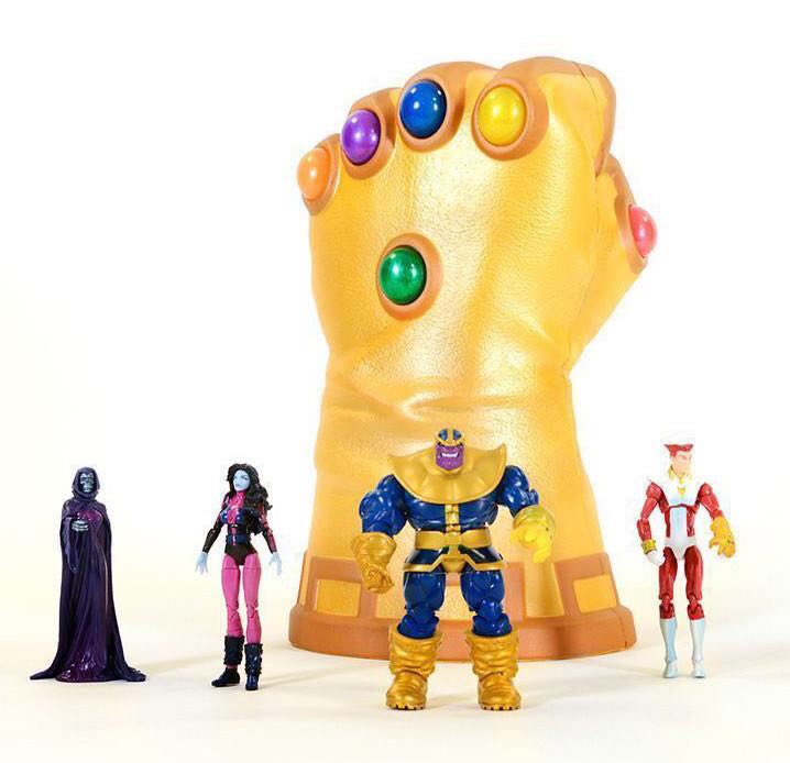 Marvel Infinite Series Limited Edition SDCC 2014 INFINITY GAUNTLET SET (Exclusive) - Hasbro (Marvel Universe 3.75”) action figure collectible - Main Image 2