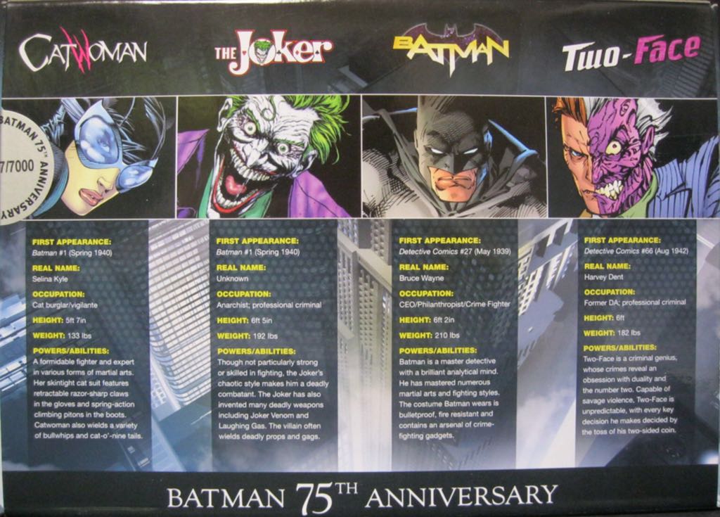 Batman: 75th Anniversary - Masterpiece Collection - Eaglemoss Collections (DC Comics Figures) action figure collectible - Main Image 2
