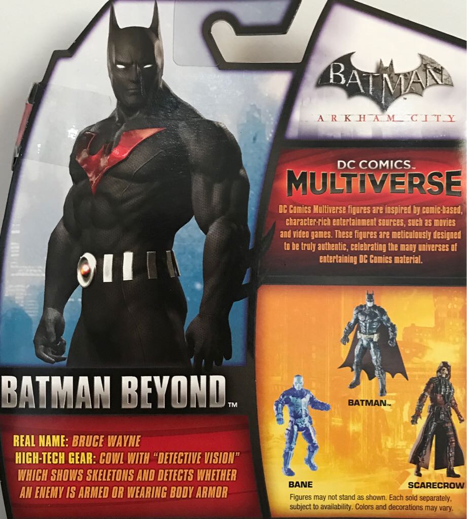 DC Comics Multiverse: Arkham City - Batman Beyond - Mattel (Highly Detailed & Authentic Adult Collector) action figure collectible - Main Image 2