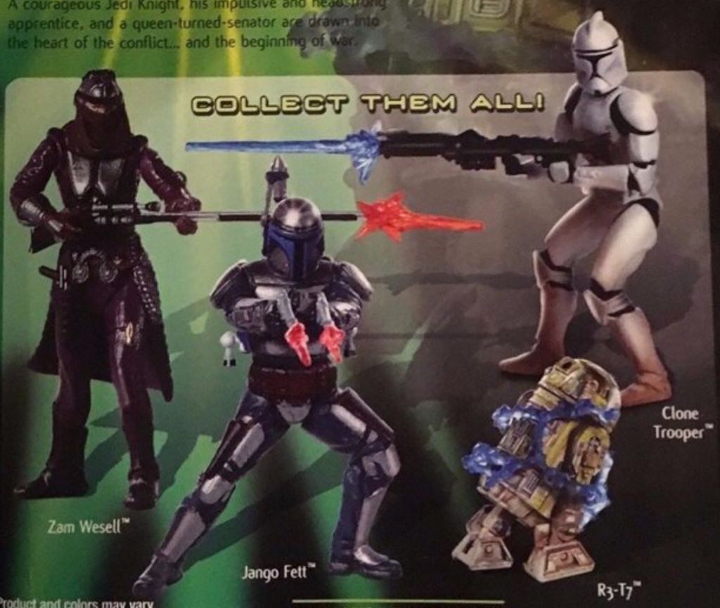 Star Wars (Episode 2) - Attack Of The Clones - R3-T7 - Hasbro (Sneak Preview Series) action figure collectible - Main Image 2