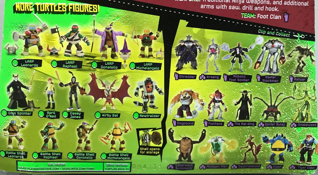 Nickelodeon: Teenage Mutant Ninja Turtles - Robotic Foot Soldier (Shredder’s Robotic Army!) - Playmates Toys (Action Figure) action figure collectible - Main Image 2