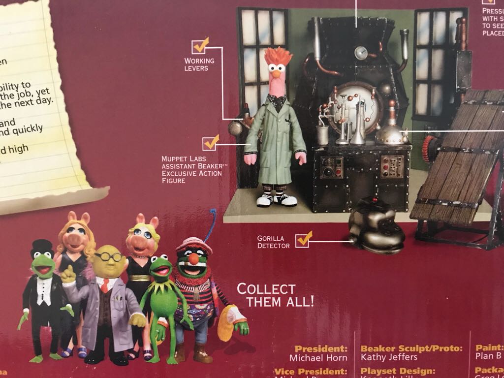The Muppet Show: Playset (Series 1) - Muppet Labs - Palisades Toys (Fully Poseable Adult Collectibles) action figure collectible - Main Image 2