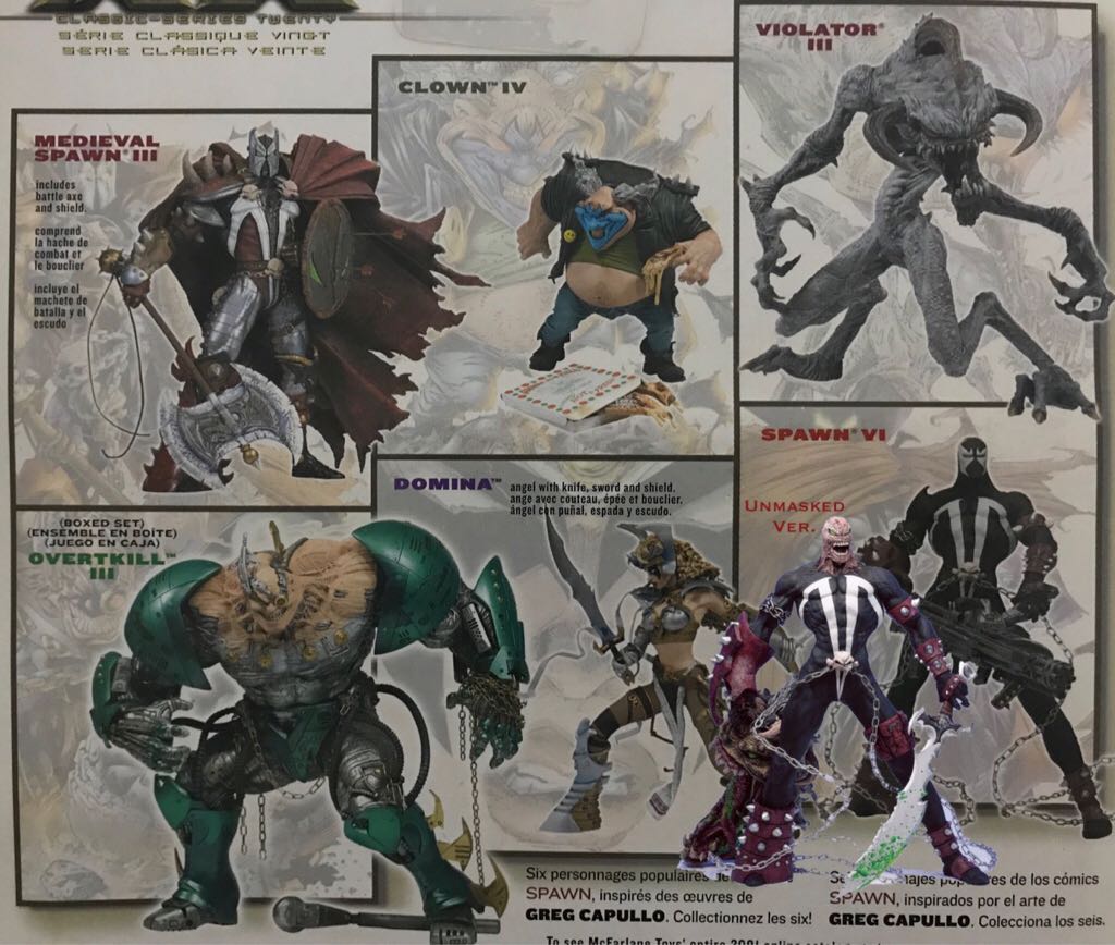Spawn VI (Unmasked) - McFarlane Toys (Spawn Classic) action figure collectible - Main Image 2