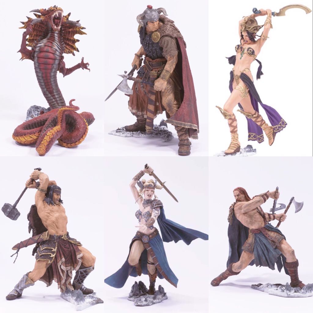 CONAN: The Barbarian (Series 1) - Fire Dragon - McFarlane Toys (Battle Scenes) action figure collectible - Main Image 2