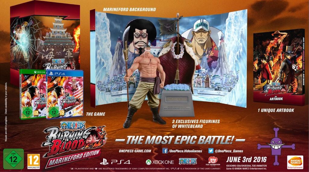 One Piece: Burning Blood (Marineford Edition) - Edward Newgate (A.K.A. Whitebeard) - Bandai Namco Games (Sony Playstation Video Game) action figure collectible - Main Image 2