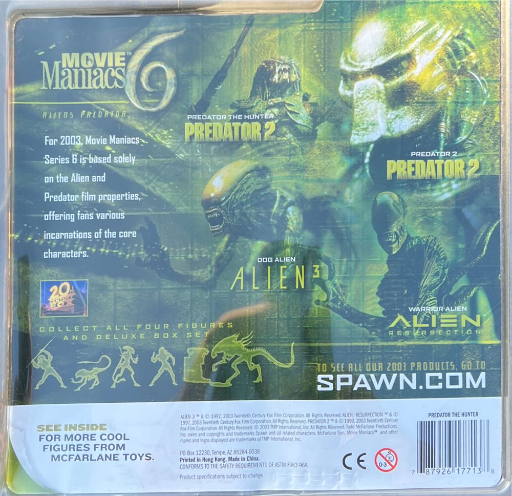 Movie Maniacs (Vol.6): Predator 2 - Predator The Hunter - McFarlane Toys (Movie Maniacs 6) action figure collectible - Main Image 3