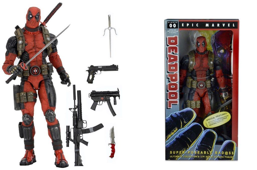 1:4 Scale: Epic Marvel (No.00) - Deadpool - Neca (Ultimate Collector’s Action Figure) action figure collectible - Main Image 2