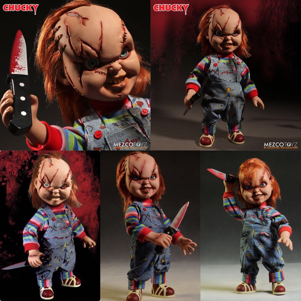 Bride Of Chucky: Talking Scarred - Chucky Doll - Mezco Toyz (Mega Scale Doll) action figure collectible - Main Image 2