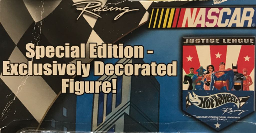 Justice League: NASCAR Racing - Greg Biggle (G6618) - Mattel (Hot Wheels) action figure collectible - Main Image 2