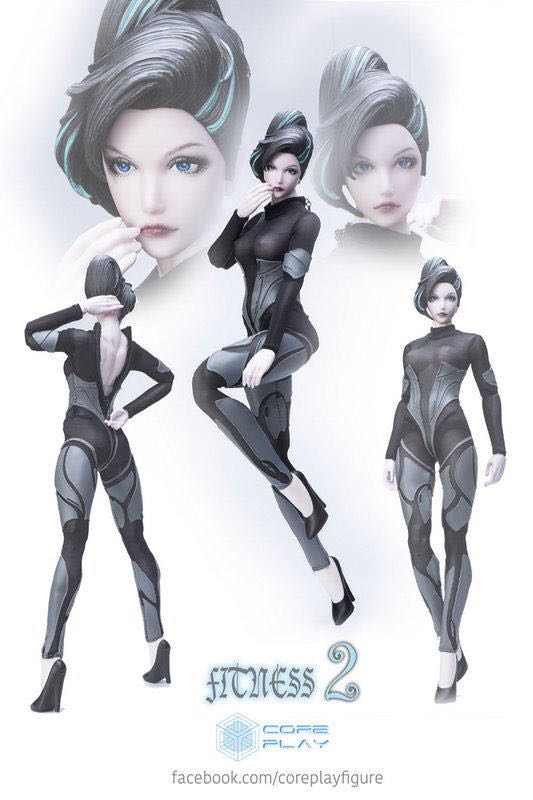 1:6 Scale: Fitness Body 2 - CORE PLAY (Sixth Scale Figure) action figure collectible - Main Image 2