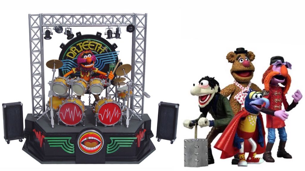 The Muppet Show: Playset (Series 2) - Fozzie Bear - Palisades Toys (Fully Poseable Adult Collectibles) action figure collectible - Main Image 2