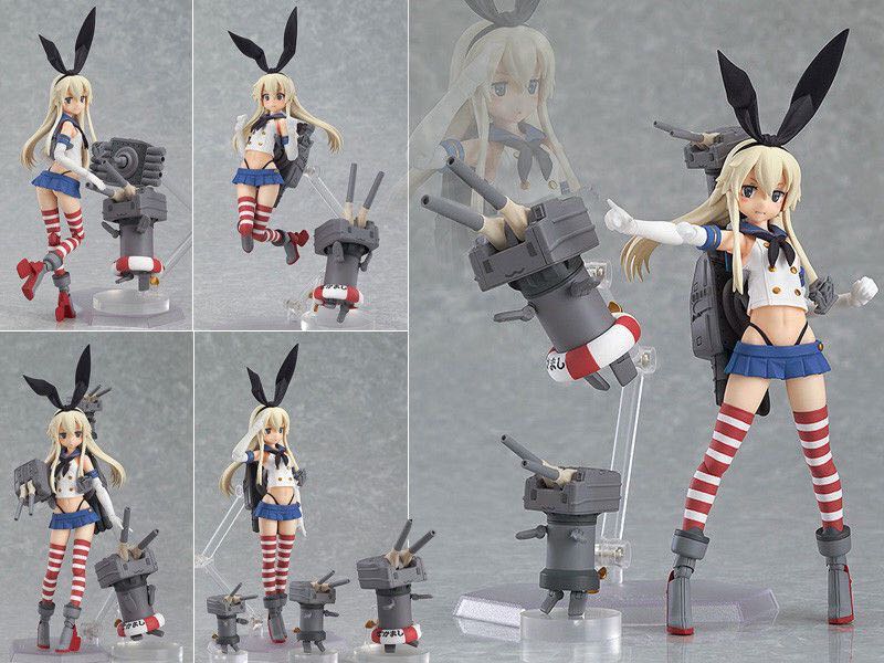 Figma (214): Kantai Collection (KanColle) - Shimakaze - Max Factory / Good Smile Company (Figma Action Figure Series) action figure collectible - Main Image 2