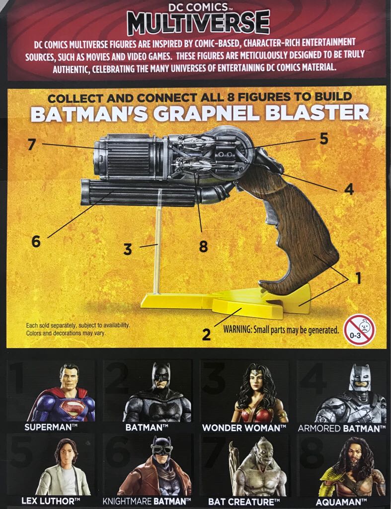 DC Comics: Multiverse - Batman Vs. Superman, Bat Creature - Mattel (Collect & Connect Series) action figure collectible - Main Image 2