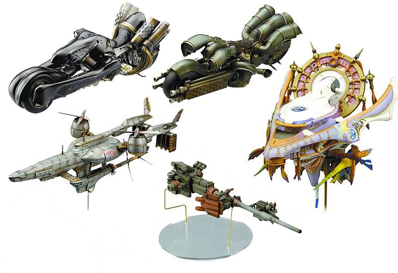 Final Fantasy: Mechanical Arts - Kadaj’s Motorcycle (From Final Fantasy VII Advent Children) - Square Enix Products (Mechanical Arts Series) action figure collectible - Main Image 2