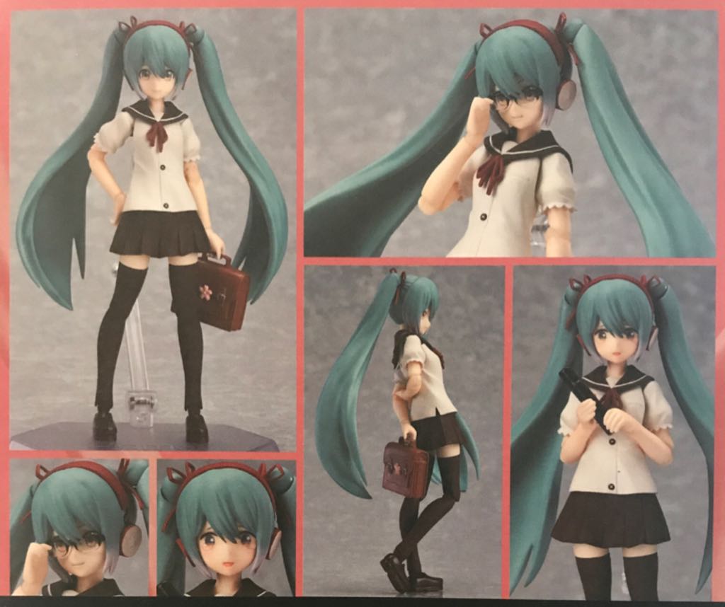 Figma (SP-050): Vocaloid - Hatsune Miku, Sailor Suit Ver. (Chacarter Vocal Series 01) - Max Factory / Good Smile Company (Figma Action Figure Series) action figure collectible - Main Image 2