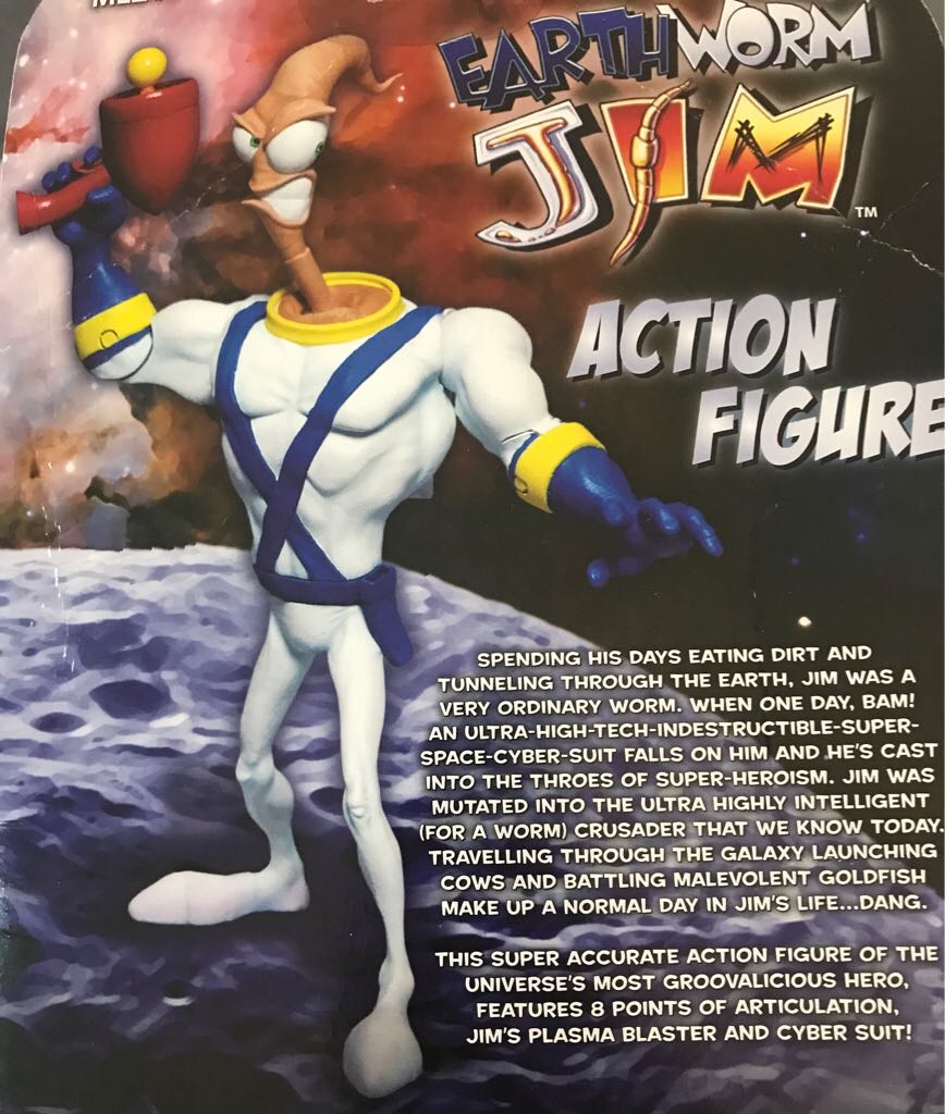 Earthworm Jim Action Figure (2012 Con Exclusive) - Mezco Toyz (San Diego Comic Con Exclusive) action figure collectible - Main Image 2