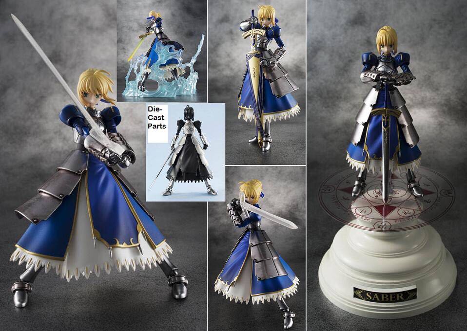 Fate/Zero: Chogokin - Saber - Bandai Tamashii (Chogokin Series) action figure collectible - Main Image 2
