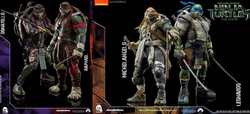 1/6 Scale: Nickelodeon - Teenage Mutant Ninja Turtles, Michelangelo (2014 Movie Ver.) - Threezero (Sixth Scale Figures) action figure collectible - Main Image 2
