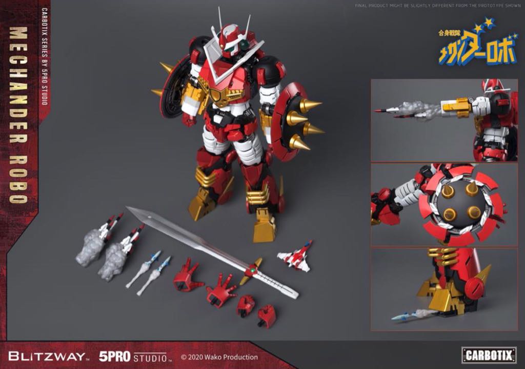 Mechander Robo: Tri-Attack! - 5PRO Studio X Blitzway (CARBOTIX Series) action figure collectible [Barcode 8809321479371] - Main Image 2