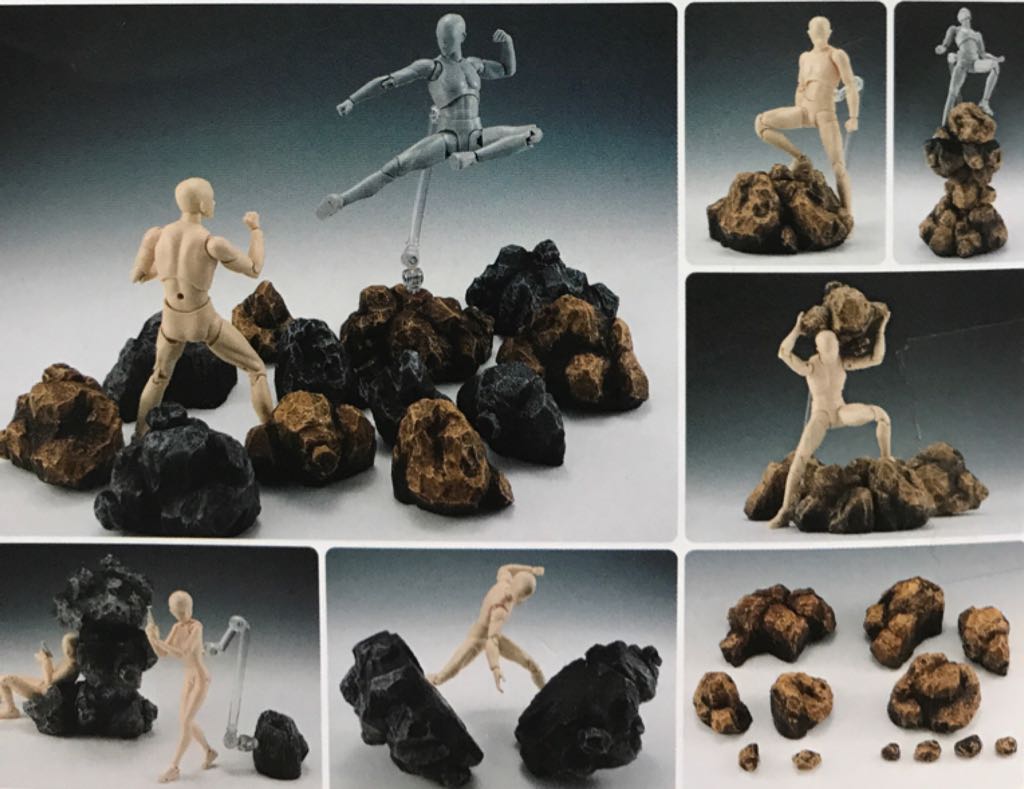 S.H.Figuarts: Tamashii Effect - Rock (Beige Ver.) - Bandai/Tamashii Nations (1/12 Scale Diorama Set) action figure collectible - Main Image 2