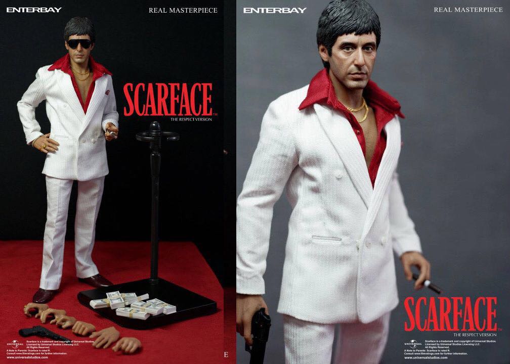 1/6 Scale: Real Masterpiece - Scarface (The Respect Ver.) - Enterbay (Sixth Scale Figure) action figure collectible - Main Image 2