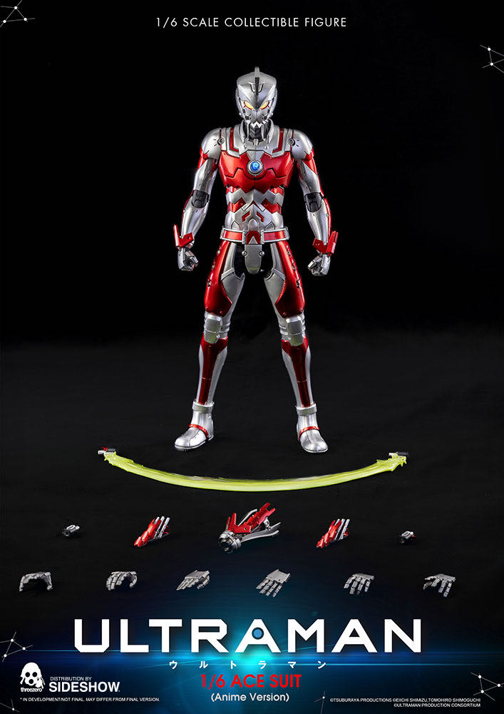 1/6 Scale: Ultraman - Ace Suit (Anime Version) - Threezero (1/6 Scale Collectible Figure) action figure collectible [Barcode 4897056202054] - Main Image 2