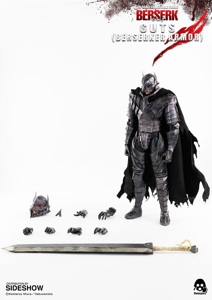 Berserk - Guts (Berserk Armor) - Threezero (1/6 Scale Collectible Figure) action figure collectible [Barcode 4897056200937] - Main Image 2