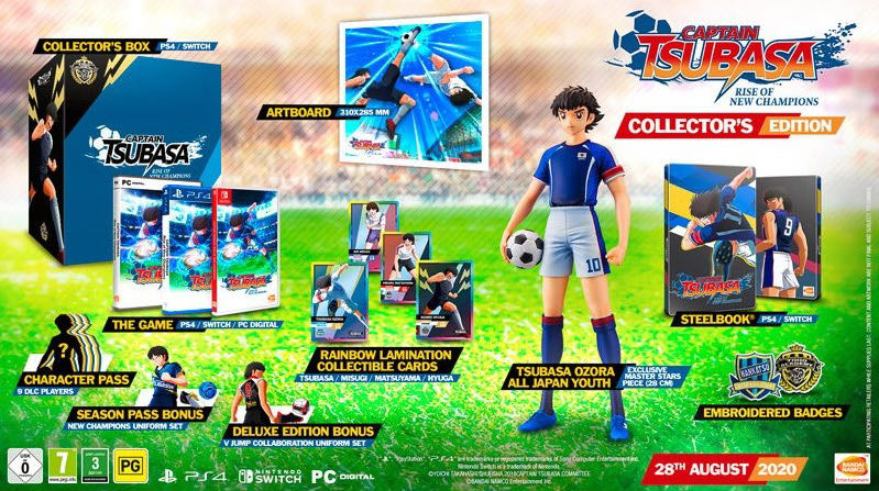 PS4 Game: Captain Tsubasa - Rise of New Champions (Collector’s Edition) - Bandai Namco (Sony Playstation Video Game) action figure collectible - Main Image 2