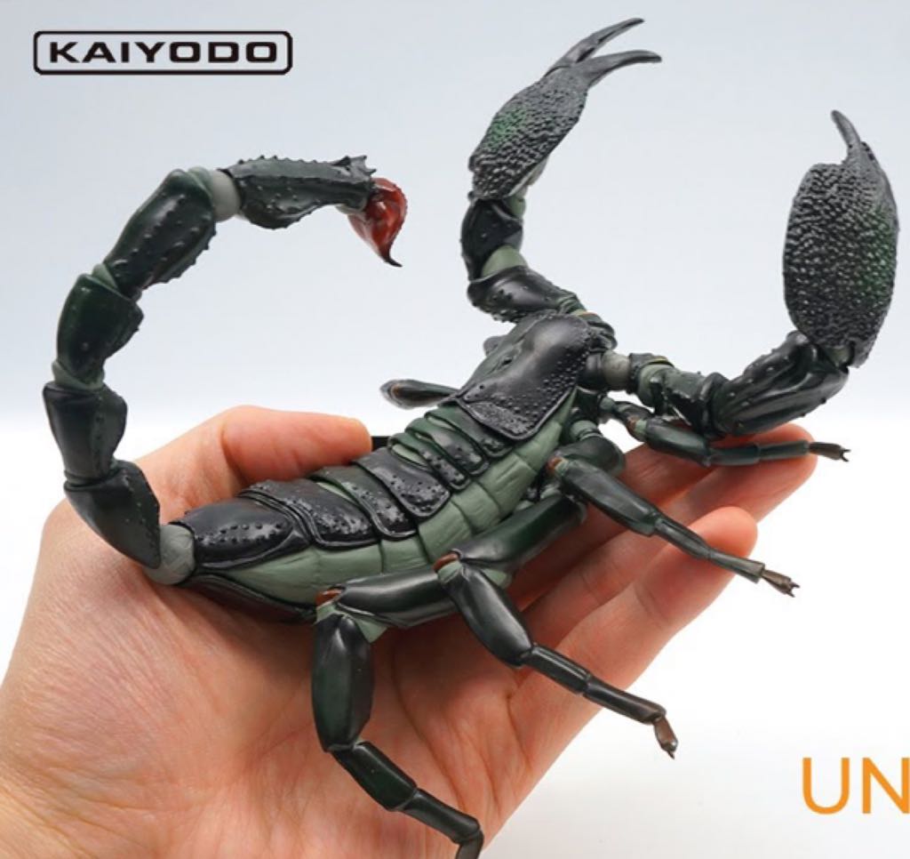 Revoltech RevoGeo (Series No.01): Pandinus Imperator - Emperor Scorpion - Kaiyodo (Legacy of Revoltech) action figure collectible [Barcode 4537807170002] - Main Image 1