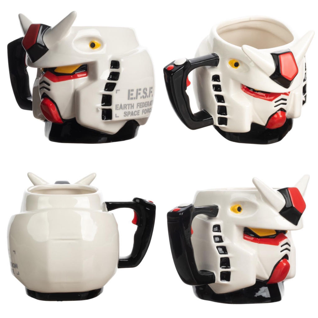 Mobile Suit Gundam: RX-78-2 Head Sculpted Mug - Bioworld Merchandising (Sclupted Ceramic Mug) action figure collectible [Barcode 013244326744] - Main Image 2