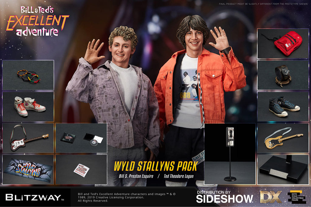 1/6 Scale: Bill & Ted’s EXCELLENT Adventure (WYLD STALLYNS PACK) - Blitzway (1/6 Scale Ultimate Masterpiece Series) action figure collectible [Barcode 8809321479135] - Main Image 2