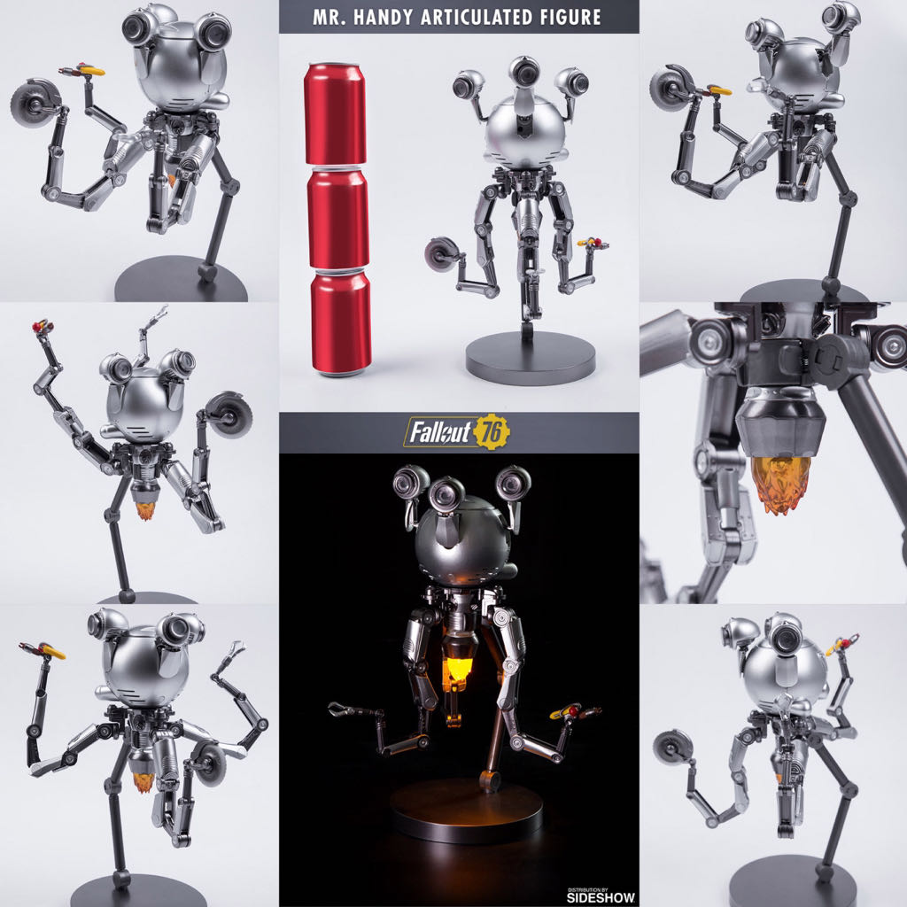 Fallout 76: Mr. Handy - The Incredible Multi-Talented (Deluxe Edition) - Gaming Heads (12” Video Game Collectible Figure) action figure collectible [Barcode 5060254182520] - Main Image 2