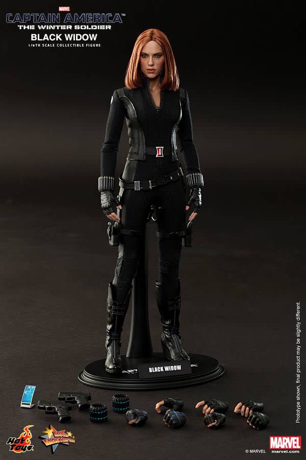 6th Scale (MMS239): Captain America, The Winter Soldier - Black Widow - Hot Toys (Sixth Scale Figure) action figure collectible - Main Image 2