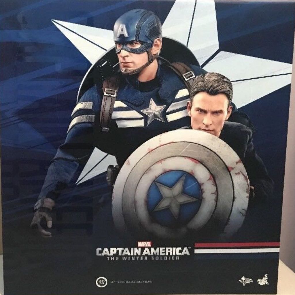 6th Scale (MMS243): Captain America, The Winter Soldier - Captain America Stealth S.T.R.I.K.E. Suit (Captain America & Steve Rogers Set) - Hot Toys (Sixth Scale Figure) action figure collectible - Main Image 2